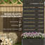 Lit de jardin surélevé avec treillis, boîte à fleurs sur pied, noir-2862309