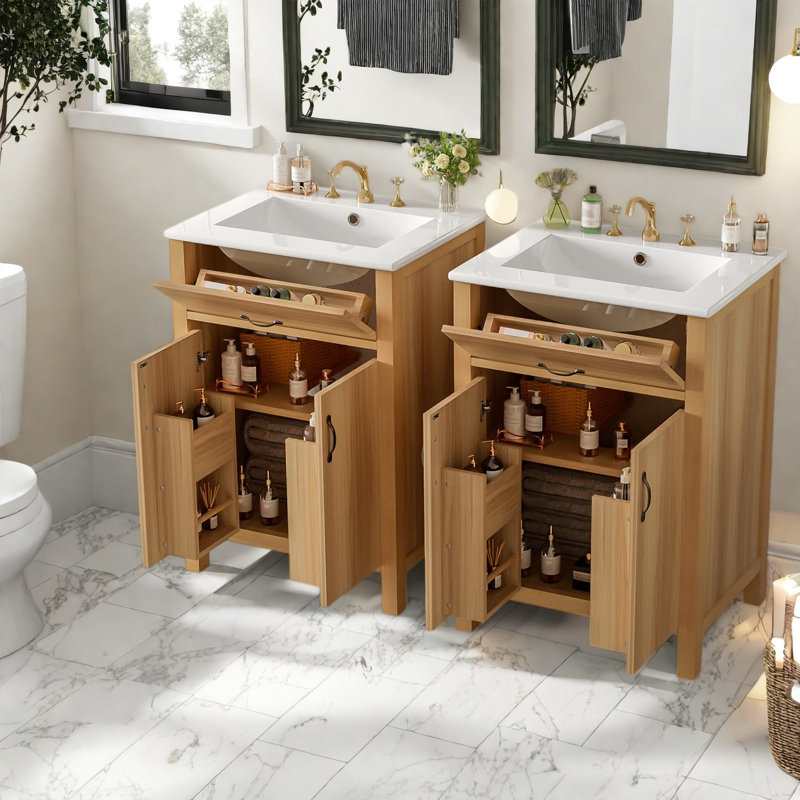Freestanding Standard With Ceramic Top