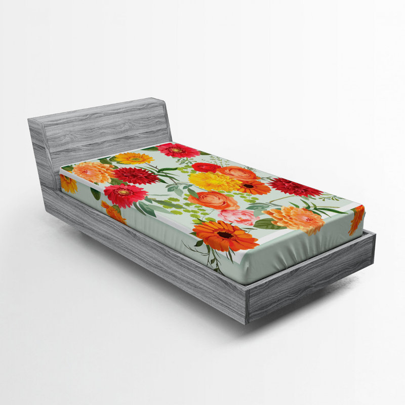 Drap-housse Shabby Flora, Drap-housse simple TG