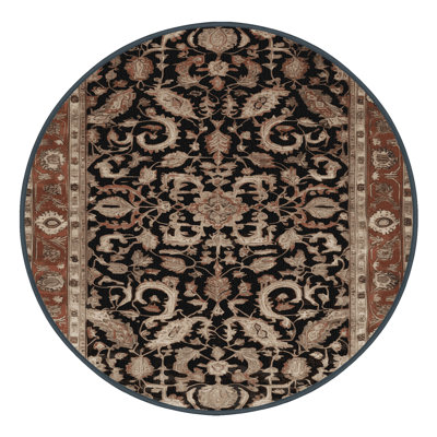 Tapis brun turc lavable à la machine