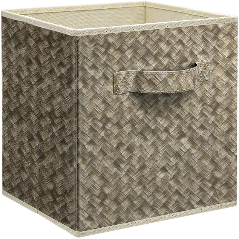 Bacs de rangement pliables en tissu 11 "avec poignées