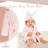 Plush Baby Ankle Bathrobe with Hood-86047757-86477756