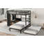 Ensemble de lit superposé peu encombrant Sniggle avec placard intégré, lit gigogne escamotable et bureau pliable-116162368