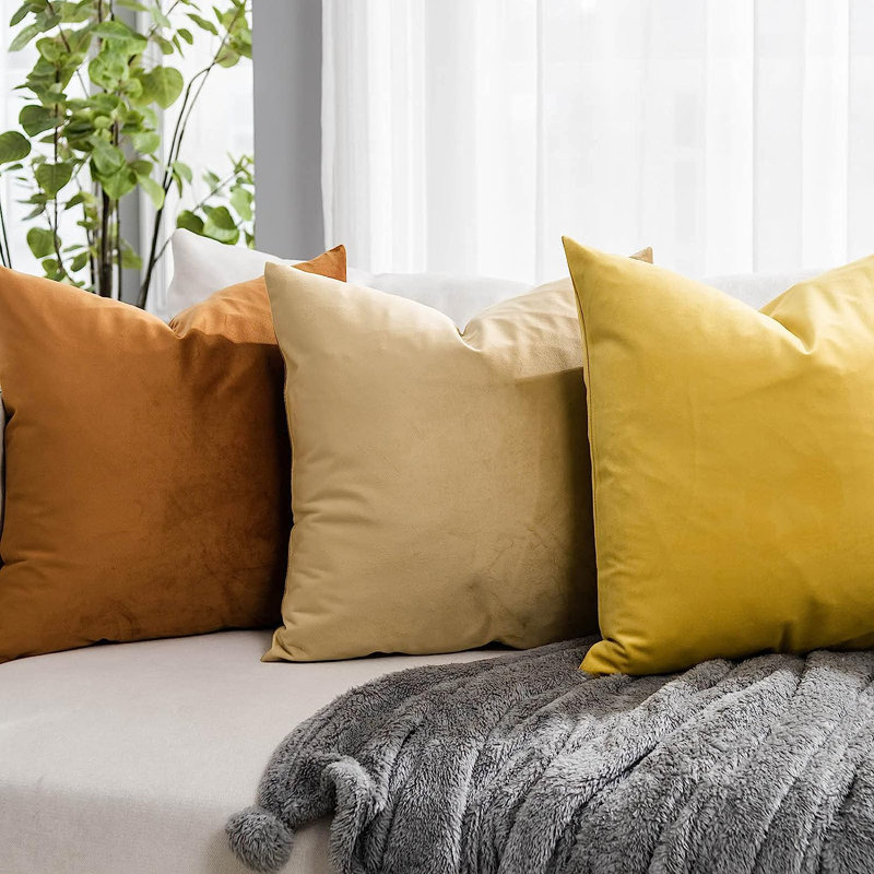 Housse de coussin , Kaki