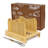 Bamboo Bread Slicer For Homemade Bread With Serrated Knife & Crumb Tray - Foldable Compact Bread Cutting Guide, Adjustable Bread Slicer, Bamboo Bread Cutter For Homemade Bread, Cakes, Bagels