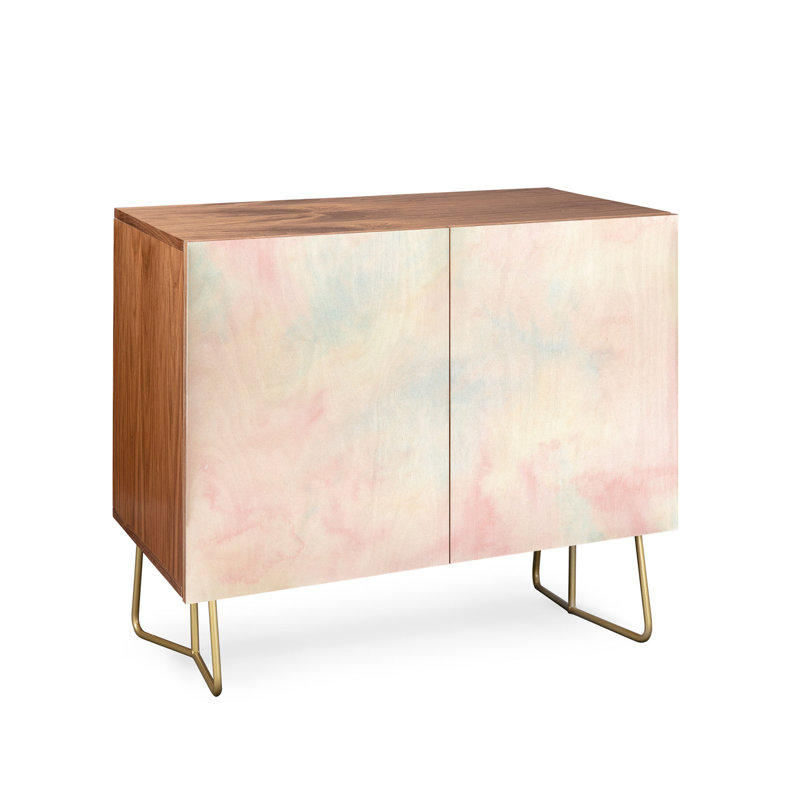 Crédence Jacqueline Maldonado Atmosphere Fiery Opal, Rose / bleu / brun foncé