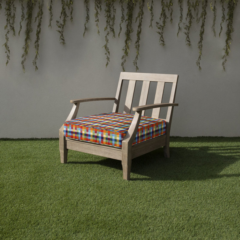 Outdoor 5'' Lounge Chair Seat Cushion, 29'' W x 27'' D