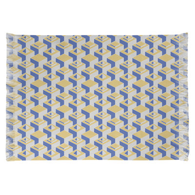 Chenille Geometric Indoor Rug