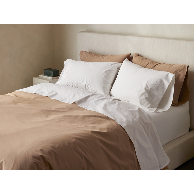 Refined Sheet Set, Alpine White, Twin Sheet Set with 1 Pillowcase