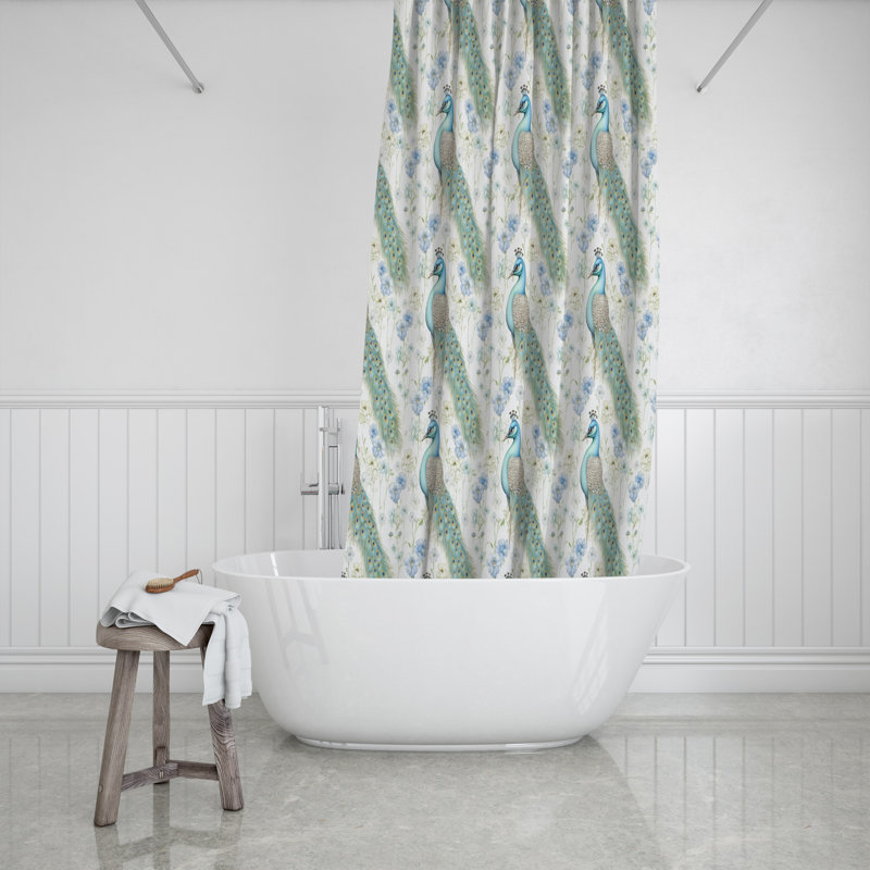 Adhya Shower Curtain, 83" H x 70" W