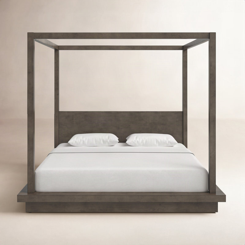 Brooks Solid Wood Canopy Bed, King