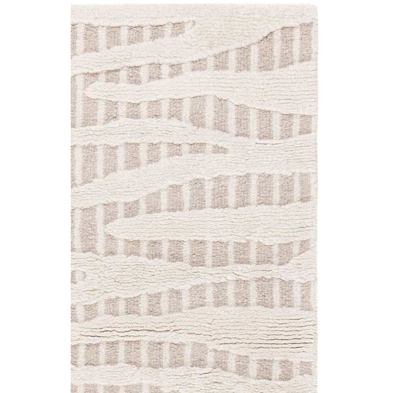 Tapis en laine et coton touffeté à la main Zaphod, Rectangle 8 pi x 10 pi