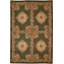 Hand-Knotted High-Quality Green Area Rug