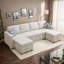 102" 6-Pieces Convertible Sofa Couch With Pull Out Bed And Storage-1671681554