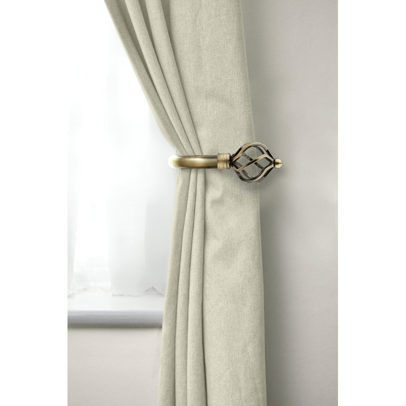 Abeer 20cm Curtain Holdback, Antique Brass