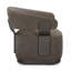 Fauteuil d'appoint pivotant en chenille et lin Madison-1277139213