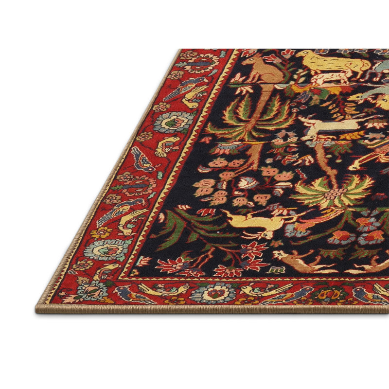 Tapis rouge à motif sud-ouest, Rectangle 8 pi x 10 pi