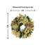 Couronne de verdure éclairée Jhumki 28 po
