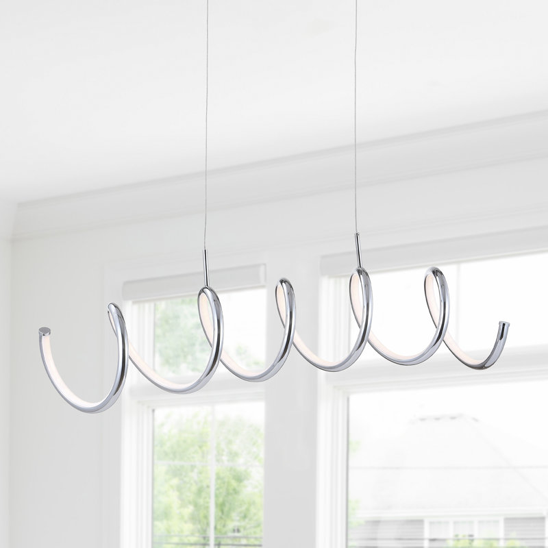 Cumby 1 - Light LED Pendant, Chrome