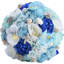 Bouquet de mariage à la plage avec coquillage et strass