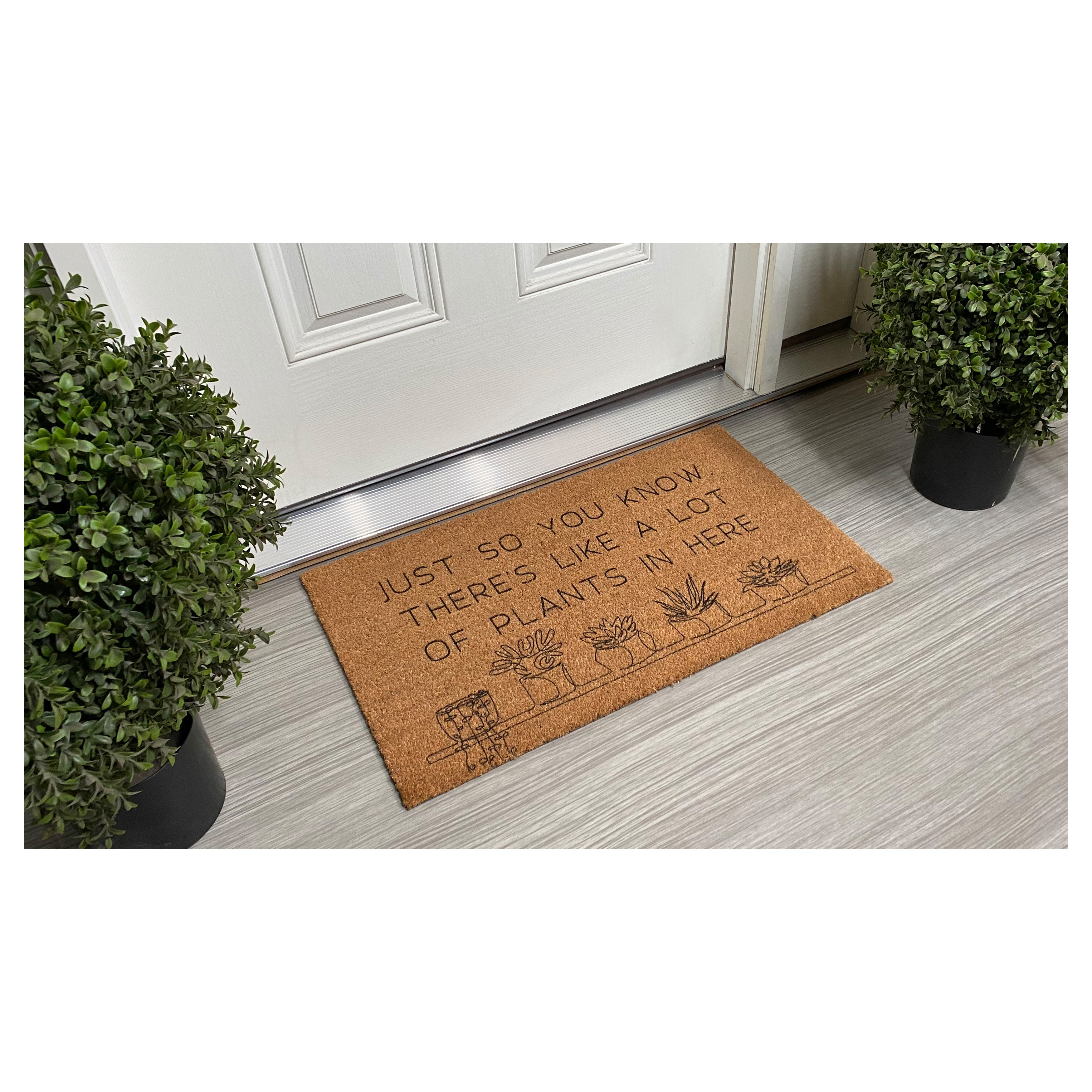 Calloway Mills Please Leave Doormat, 17 x 29, Multi