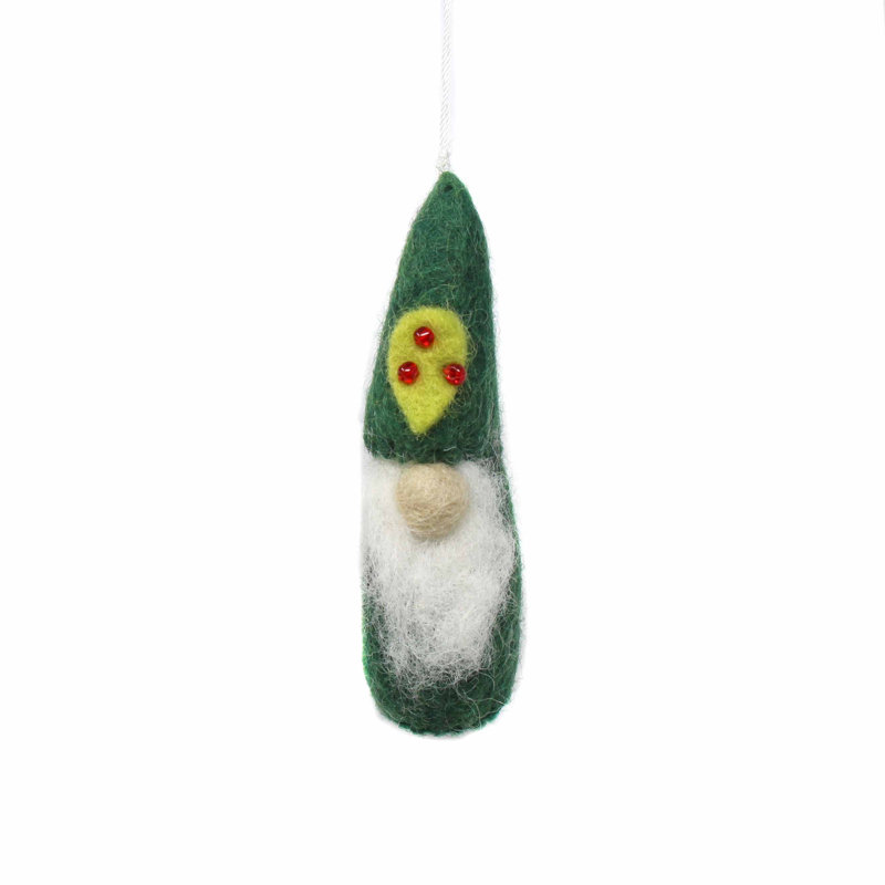 Figurine décorative à suspendre, Rouge / vert, 3