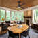 52" Farmhouse Rustic  Led Ceiling Fan With Remote Control