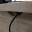 Bureau en L, finition brune