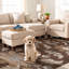 Tapis contemporain à fleurs-212247622