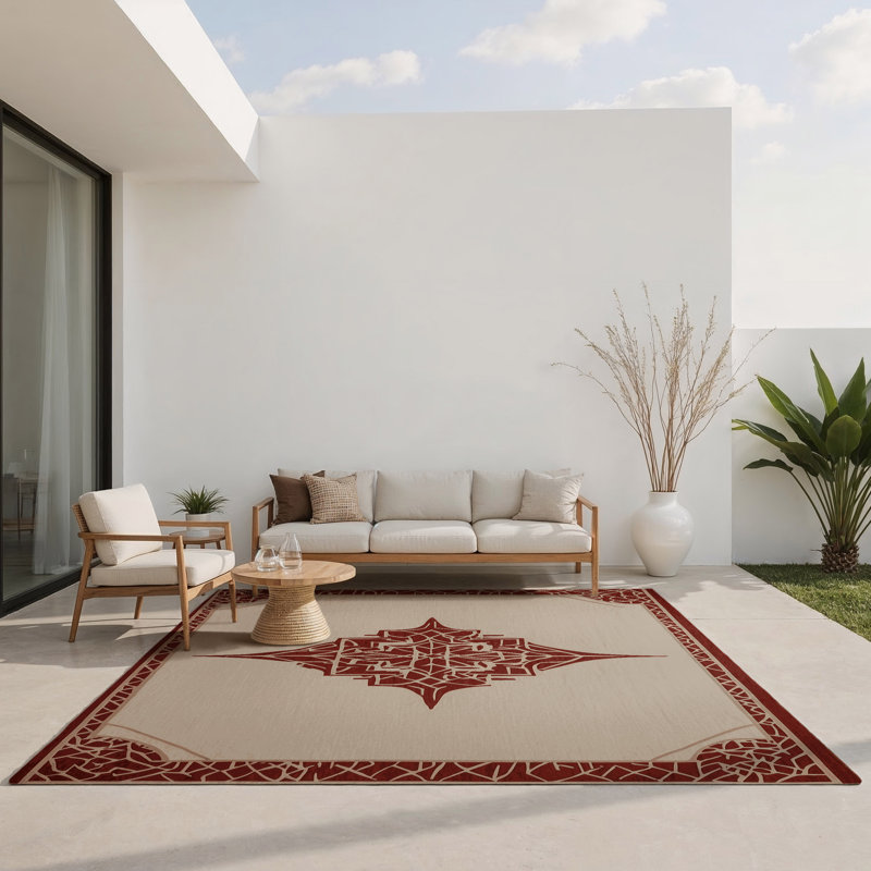 Tapis intérieur et extérieur Axis Convergence, Rectangle 5 pi x 7 pi