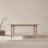 Solid wood simple rectangular dining table