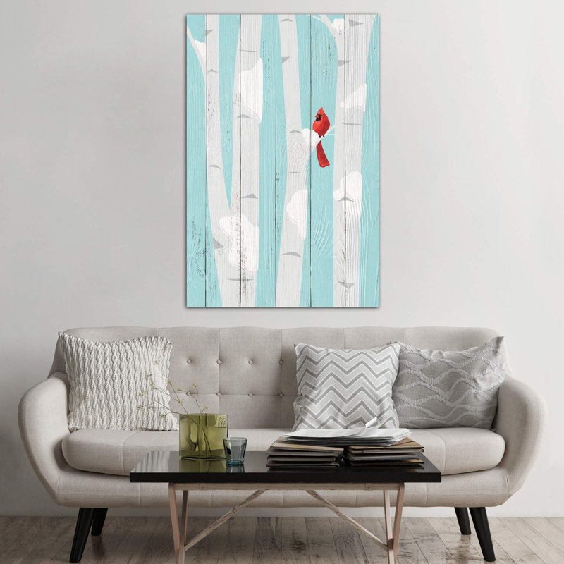 Festive Flyer by 5by5collective - Wrapped Canvas Painting, 66.04 cm H x 45.72 cm W x 1.91 cm D