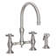 Fairfield Kitchen Bridge Faucet with Side Spray-1260315139