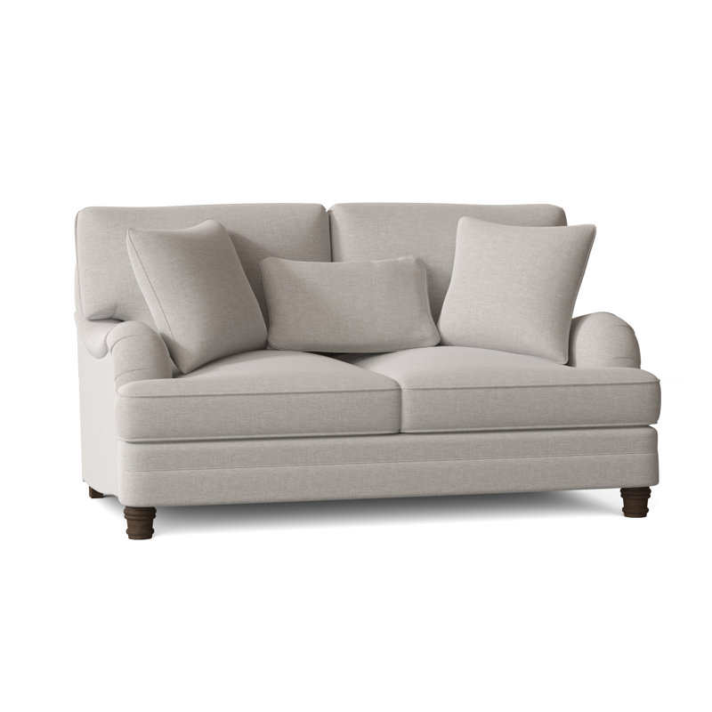 Tarleton Upholstered 69.5'' Loveseat, Dorado Snow Crypton® Chenille 5558-000, Molasses