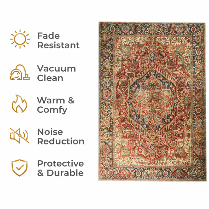Oriental Machine Tufted Shag Area Rug, Rectangle 160 x 230 cm