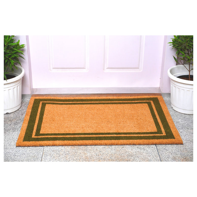 Tapis d'entrée antidérapant Mariah, 1 pi 6 po x 2 pi 6 po, Sauge vert