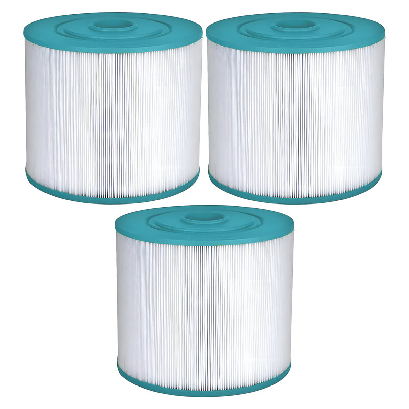 Hurricane Replacement Spa Filter Cartridge for Pleatco PVT50W and Unicel C-8350 (3 Pack)