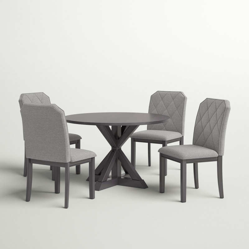 Gadbois Pedestal Dining Set, 5 Piece Dining Set