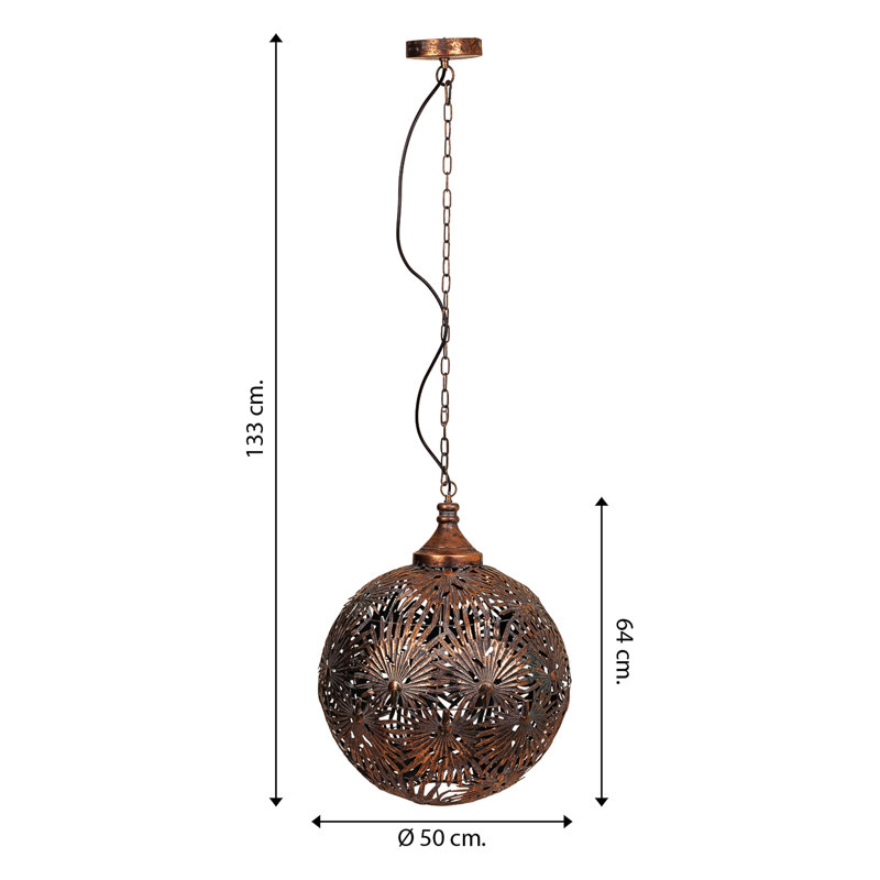 Mamaroneck 1 - Light Gold Sphere Pendant