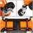 Mechanic Stool Rolling Work Seat W/Swivel Wheels and Storage Tool Tray