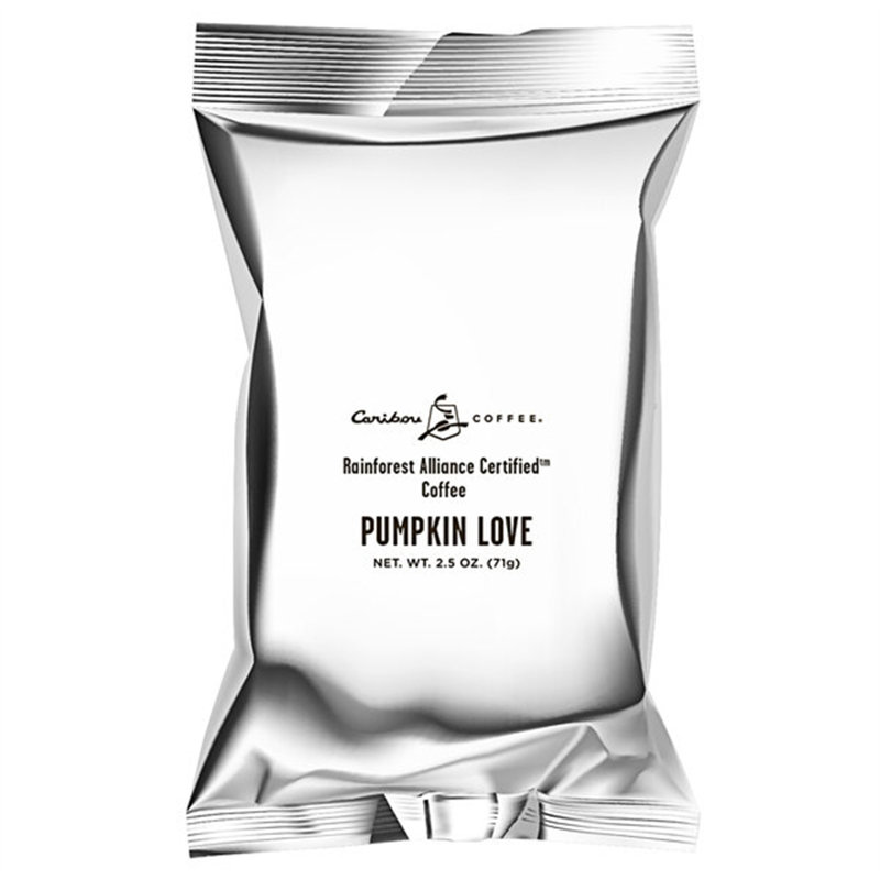 Caribou café 2,5 oz Citrouille Love Flavoured Coffee Packet - WS-110CCPUMPKIN