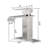 Stylish Bathroom Faucet, Waterfall Style, Stainless Steel, Brushed Nickel, & Accredited Temperature Control Tap, Rust-,-124831499