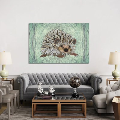 Woodland Hedgehog par - Toile tendue