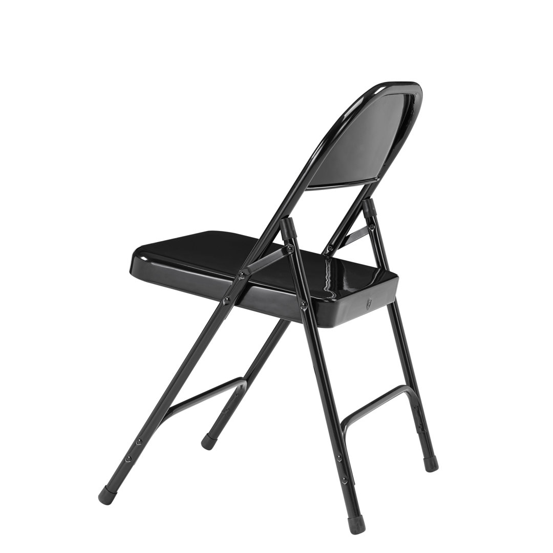 Steel Stackable Folding Chair Folding Chair Set (Set of 8) National Public Seating 