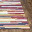 Urfa Traditional Rose Stripes Rugs – Living Room, Bedroom & Hallway Runner Carpets | Washable, Non-Slip, Soft Polypropylene Floor Mats-704948730