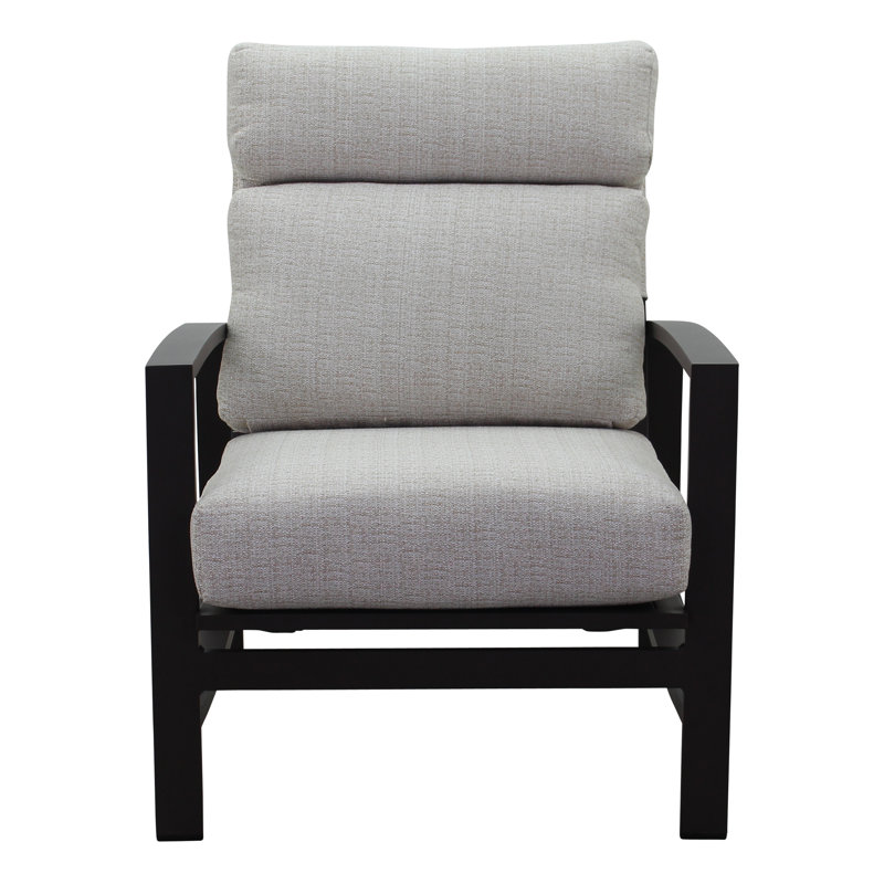 Chaise de patio avec coussins Kemonta