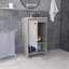 Armoire de meuble-lavabo autoportante à 1 tablette-1830733846