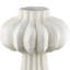 Vase décoratif Samo, ampoule texturée, résine blanche de 29 pouces-112748678