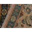 Tapis vert / beige en laine noué à la main 2 pi 11 po x 14 pi 9 po Grigori