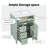 24" Bathroom Modern Vanity with Sink, MDF, Rubberwood, 3 Drawers, Shelved Cabinet, Sized for Small-to-Medium Baths-1554688435